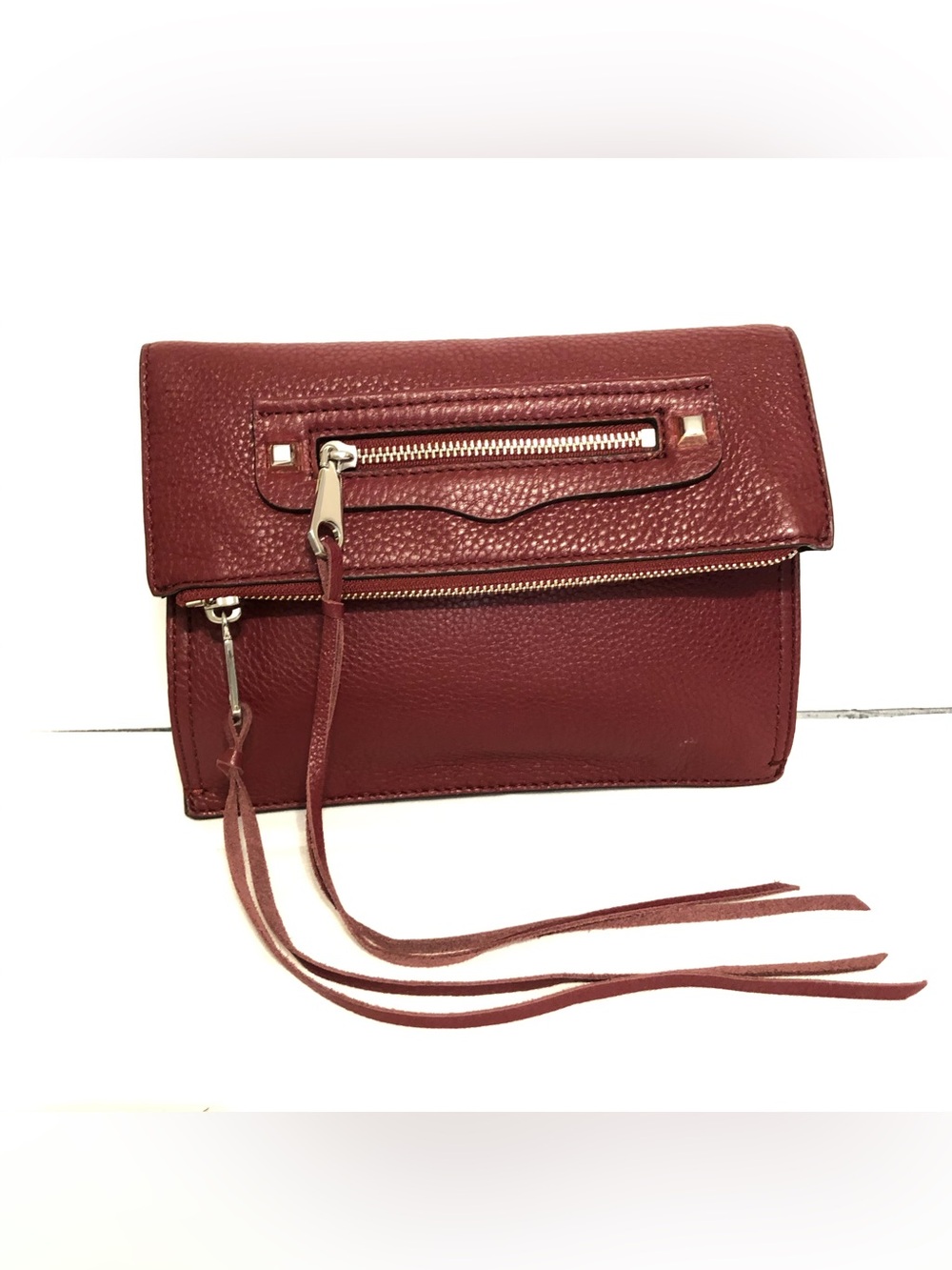 Rebecca Minkoff Small Edie Crossbody Bag - dark red